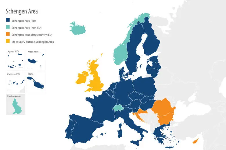 Schengen Zone Countries